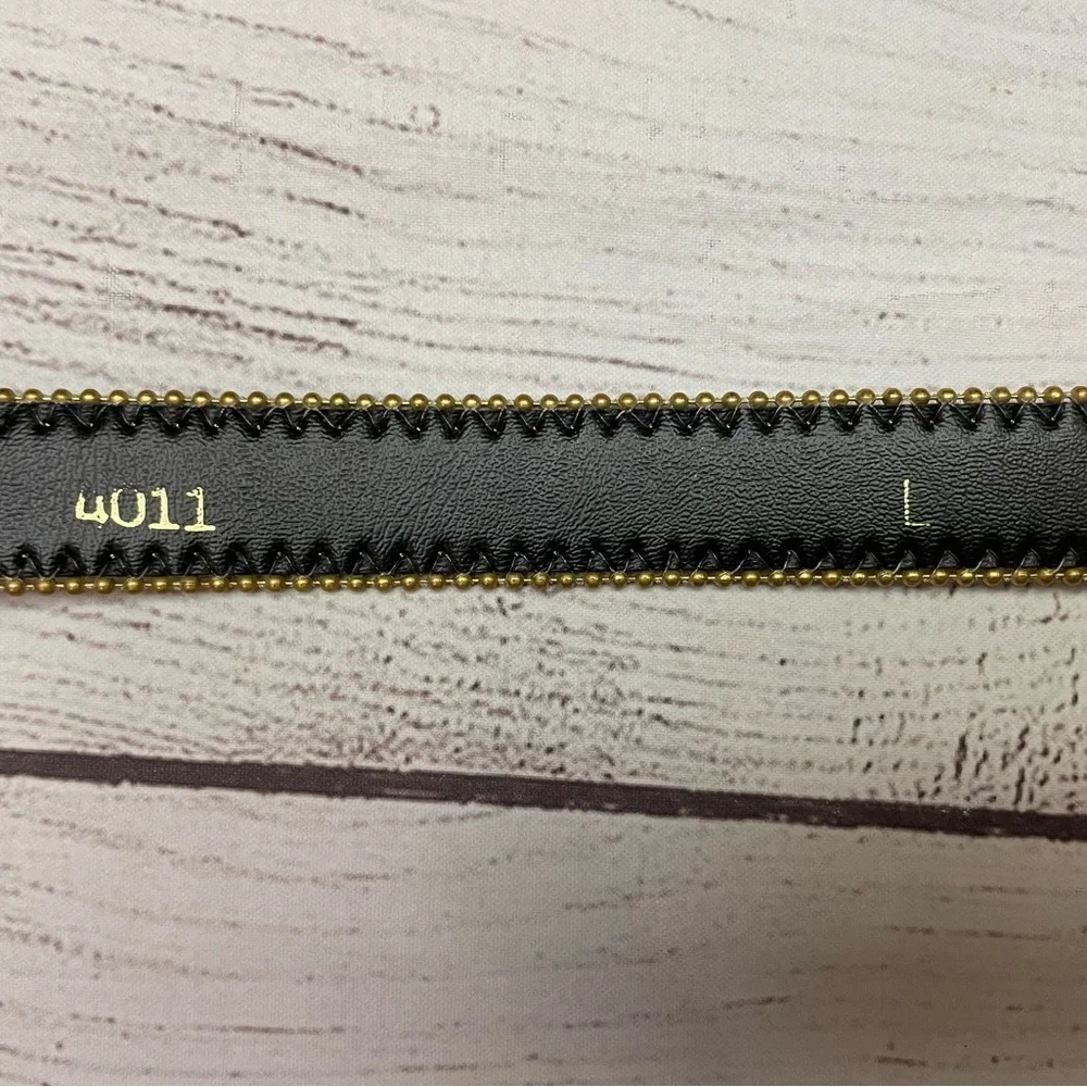 Gold 80s Elite Fresno Checkered Belt